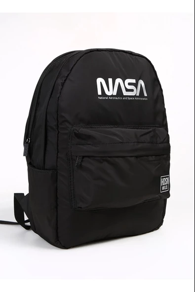 Me Çanta Siyah Nasa Paraşüt Kumaş Okul Sırt Çantası - 2