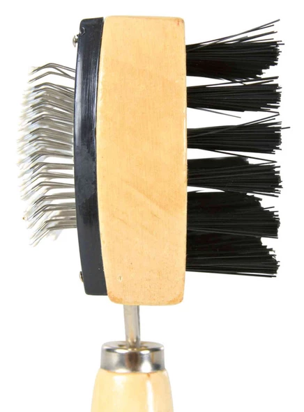 Trixie İki Taraflı Köpek Fırçası, 10 x 18 cm - 2