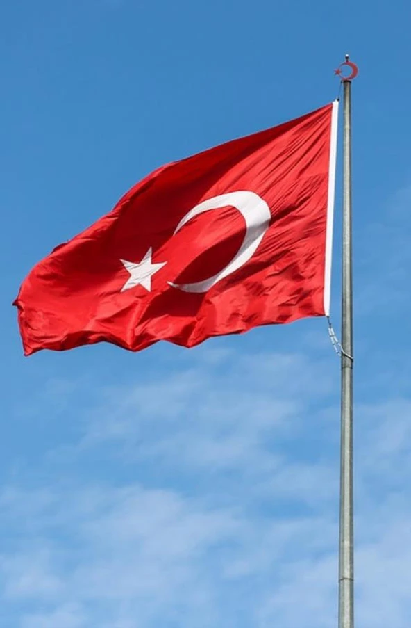 Türk Bayrağı 3 Adet Raşel Türk Bayrağı 70x105 - 3