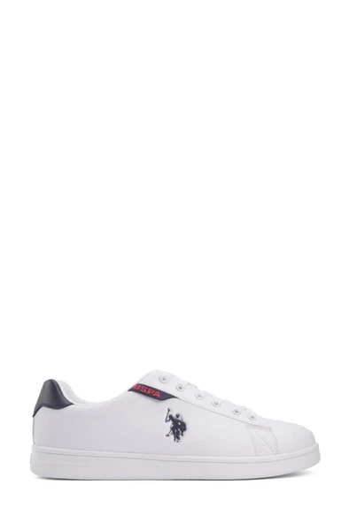 U.S. Polo Assn. COSTA WMN 4FX Kadın Sneaker Ayakkabı Beyaz Laci Kırmızı 36-40