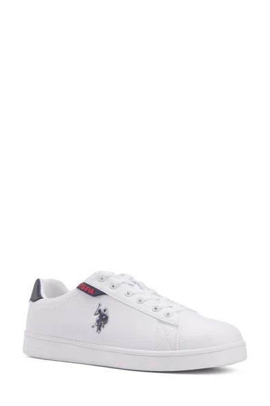 U.S. Polo Assn. COSTA WMN 4FX Kadın Sneaker Ayakkabı Beyaz Laci Kırmızı 36-40 - Resim 2