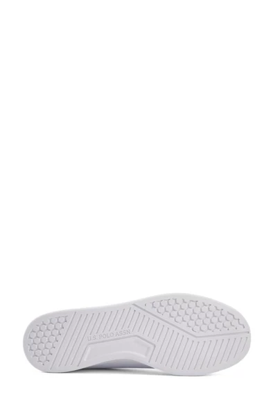 U.S. Polo Assn. COSTA WMN 4FX Kadın Sneaker Ayakkabı Beyaz Laci Kırmızı 36-40 - Resim 4