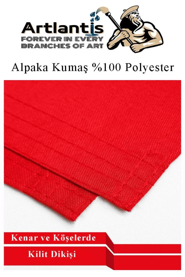 Bayrak 500x750 cm Türk Bayrağı Kumaş 1 Adet Alpaka Kumaş Bez Bayrak Kaliteli Türk Bayrağı Kırmızı Beyaz Bayrak - 4