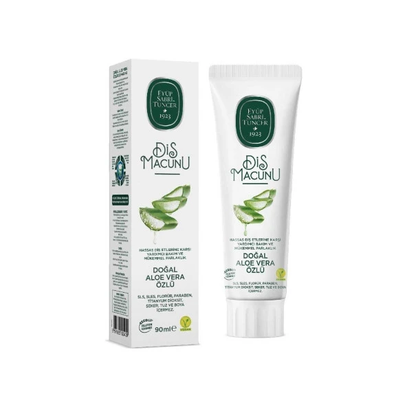 Eyüp Sabri Tuncer Doğal Aloe Vera Özlü Diş Macunu 90 ml