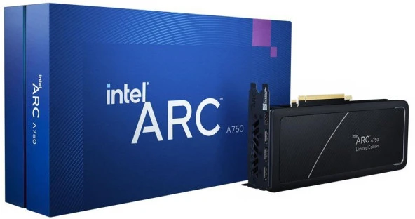 Intel Arc A750 21P02J00BA 256 Bit GDDR6 8 GB Ekran Kart