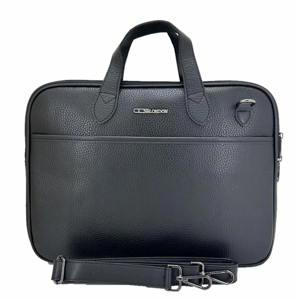 Ççs London 71455 Vegan Laptop Evrak Çantası 13 İnç Siyah - 1