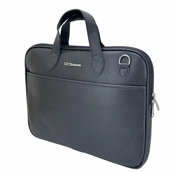 Ççs London 71455 Vegan Laptop Evrak Çantası 13 İnç Siyah - 4