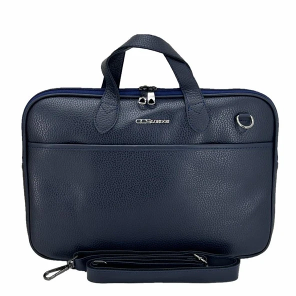 Ççs London 71455 Vegan Laptop Evrak Çantası 13 İnç Lacivert