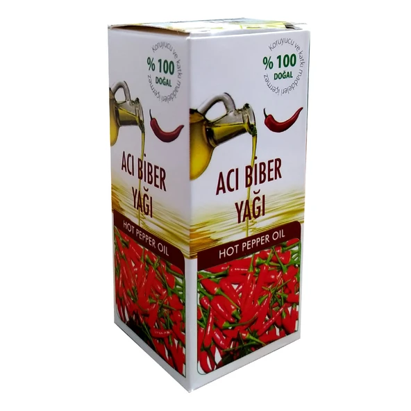 Tabiat Market Acı Biber Yağı 50 ML - Resim 4