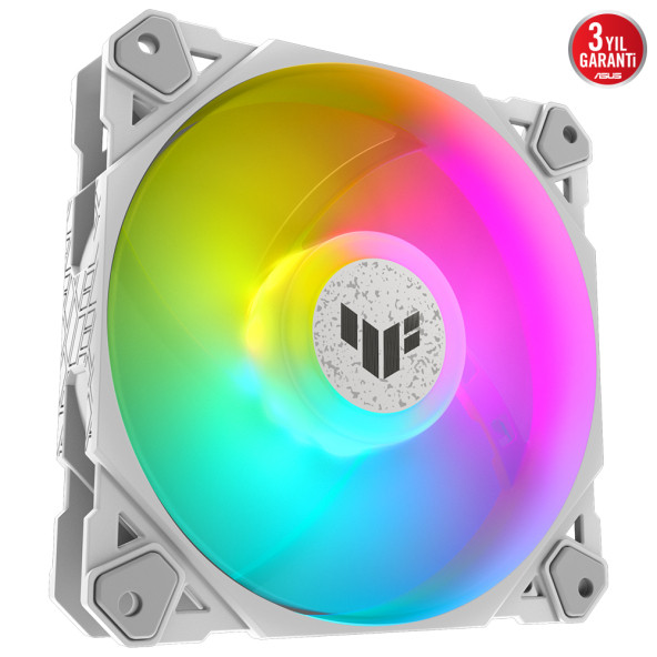 ASUS TUF TF120 GAMING SOGUTUCU KASA RADYATOR FANI BEYAZ ADRESLENEBILIR ARGB 12MM - 3