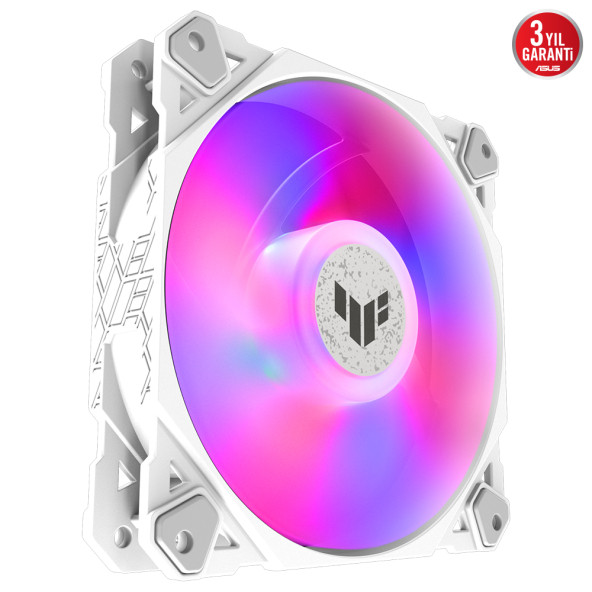 ASUS TUF TF120 GAMING SOGUTUCU KASA RADYATOR FANI BEYAZ ADRESLENEBILIR ARGB 12MM - 7