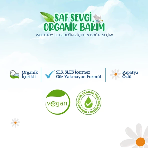 Wee Baby 750 ml Bebek Saç ve Vücut Şampuanı - 5