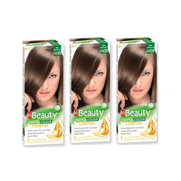 MM Beauty M 08 Sütlü Çikolata (Mılk Chocalate) ÜÇLÜ SET
