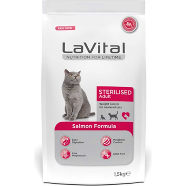 LAVİTAL KISIR KEDİ 1.5 KG SKT:22.02.2025