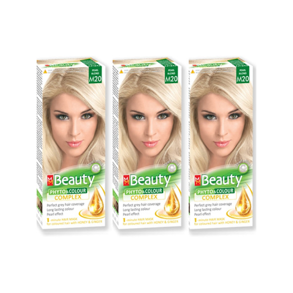 MM Beauty M20 Küllü Sarı (Pearl Blond) ÜÇLÜ SET