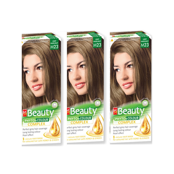 MM Beauty M23 Açık Fındık Kabuğu (Lıght Hazelnut) ÜÇLÜ SET