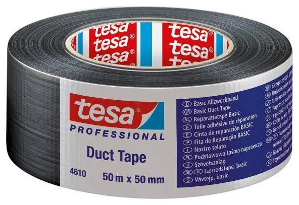 Tesa 4610 Duck Bantı Siyah  50 mm 50 Metre ürün görseli 1
