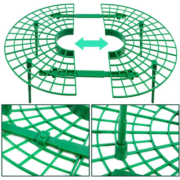 YATE10 (1Adet) Plastik Çilek Geliştirme Standı - Resim 4