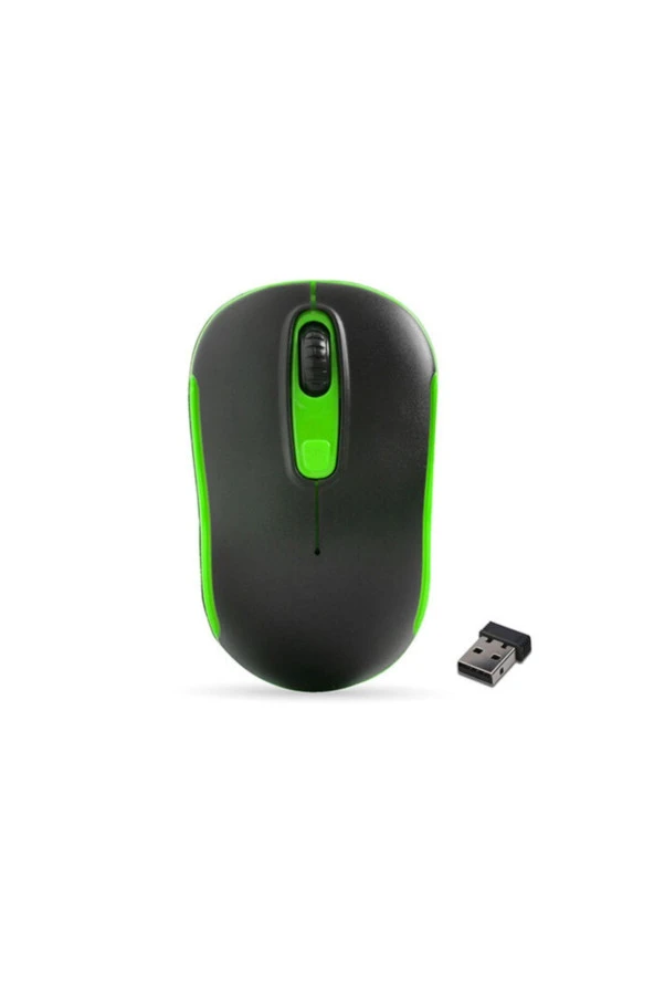 Everest SM-804 Kablosuz Mouse Siyah/yeşil