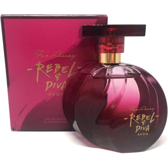 Avon Far Away Rebel Diva Kadın Parfüm Edp 50 Ml. Üçlü Set