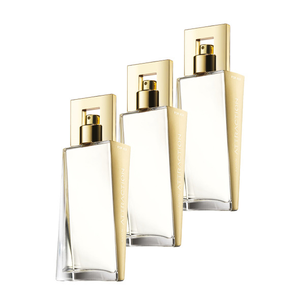 Avon Attraction Kadın Parfüm Edp 50 Ml. Üçlü Set