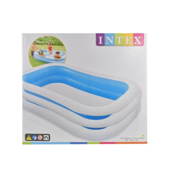 56483 HAVUZ ŞEFFAF AİLE HAVUZU 262X175X56 - 5