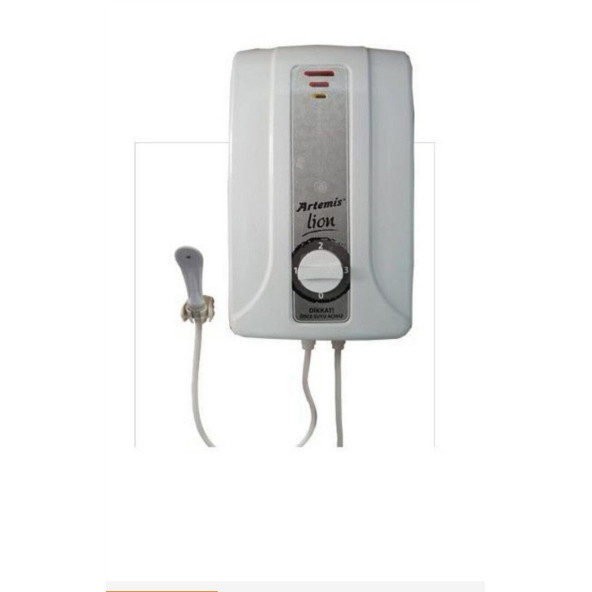 Artemis Lion 7000 Watt Elektrikli Şofben Ani Su Isıtıcısı  sıgorta ve kutusu dahıl (2 Yıl Garantili) - 2
