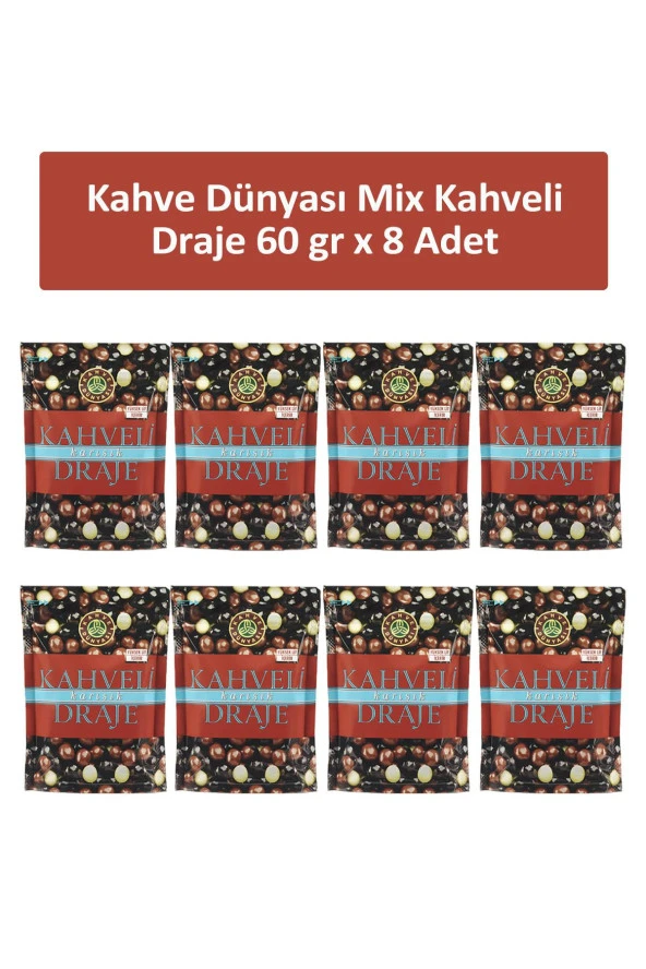 Kahve Dünyası Kahveli Karışık Draje 60 gr x 8 Adet