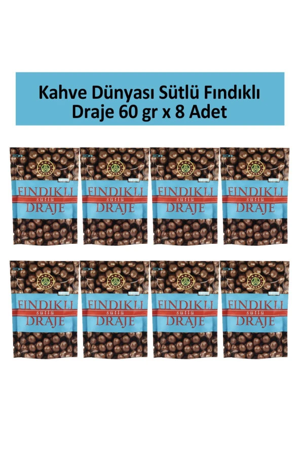 Kahve Dünyası Fındık Draje 60 gr x 8 Adet
