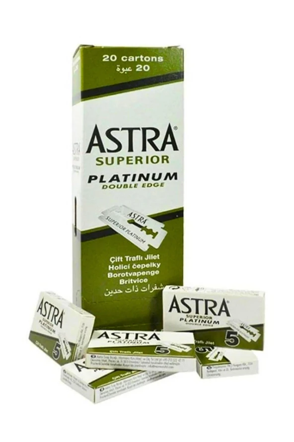 Astra Çift Taraflı Yaprak Jilet 20x5 100'lü Paket - 2