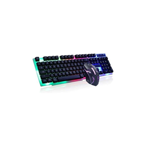 Platoon Pl-357 Usb Kablolu Işıklı Klavye Mouse Set - 2