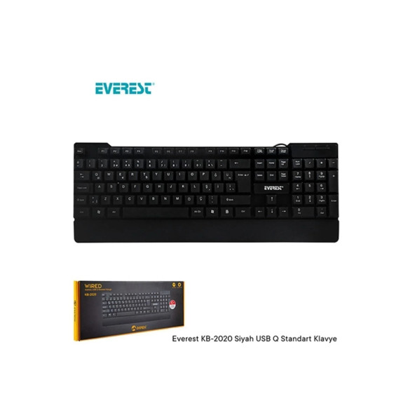 Everest Kb-2020 Q Usb Standart Siyah Klavye - 3
