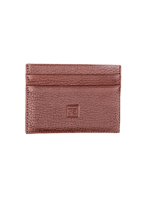 Femascu 7608 Kahverengi Hakiki Deri Çok Bölmeli Hediye Kutulu Kartlık - 2