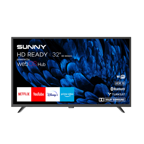 Sunny SN32DAL540 HD 32" 82 Ekran Uydu Alıcılı webOS Smart LED TV
