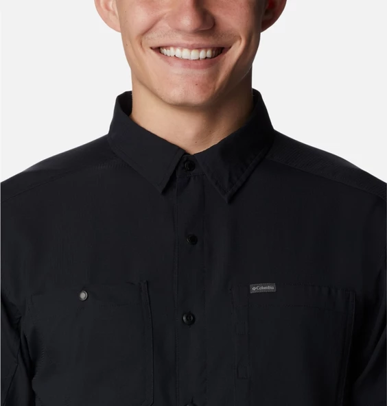 Columbia Silver Ridge Utility Lite Long Sleeve Erkek Uzun Kollu Gömlek AM1683-010 - 4