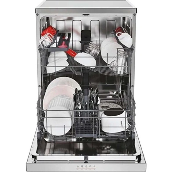 HOOVER HF 3E9L0X2-17 13 Kişilik 5 Programlı Wi-Fi+Bluetooth Bağlantılı Bulaşık Makinesi Inox - 4