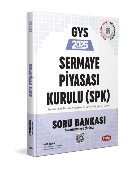 Data 2025 GYS SPK Sermaye Piyasası Kurulu Soru Bankası Görevde Yükselme Data Yayınları ürün görseli 1