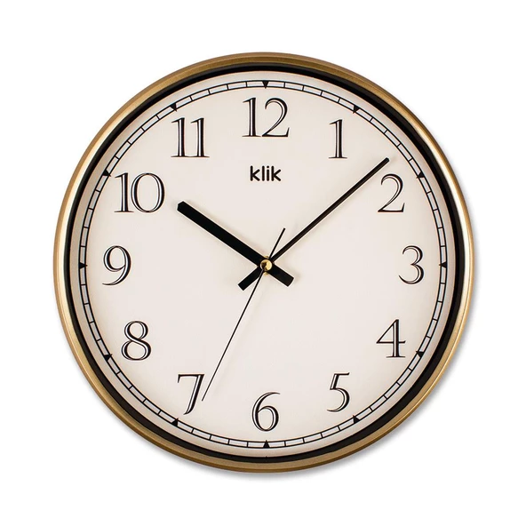 KLİK SLİM GOLD DUVAR SAATİ