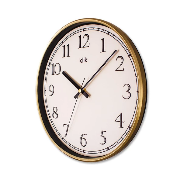 KLİK SLİM GOLD DUVAR SAATİ - 2