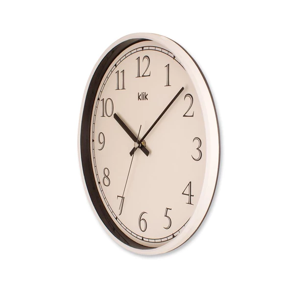 KLİK SLİM BEYAZ DUVAR SAATİ - 2