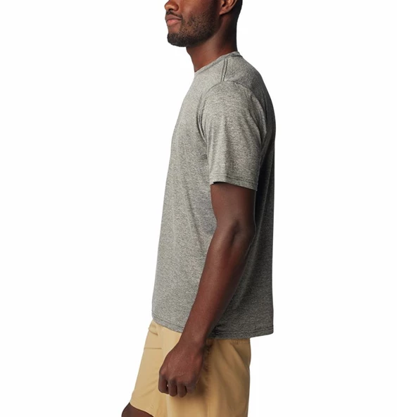 Columbia Hike™ Crew Short Sleeve Shirt Erkek Gri Tişört AO1419-011 - Resim 3