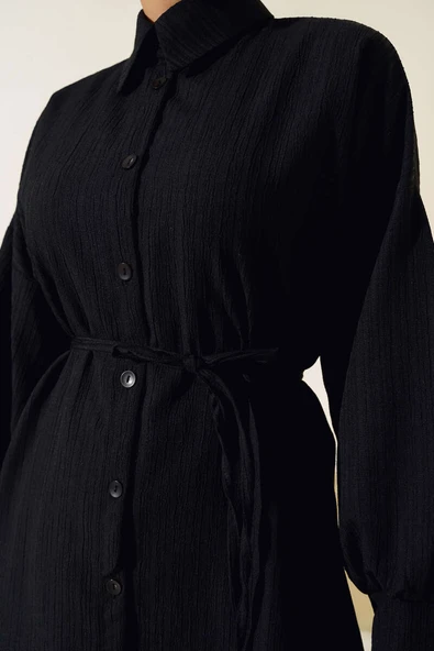 İpli Bürümcük Takım Siyah - Resim 4