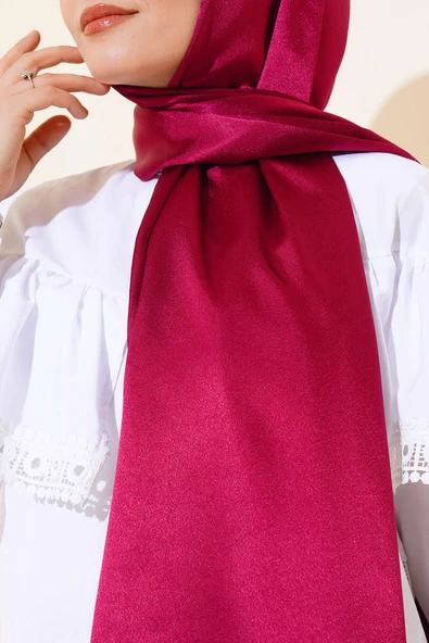 Pırlanta Abiye Şal Magenta - Resim 4