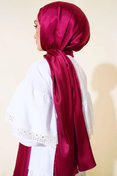 Pırlanta Abiye Şal Magenta - 3