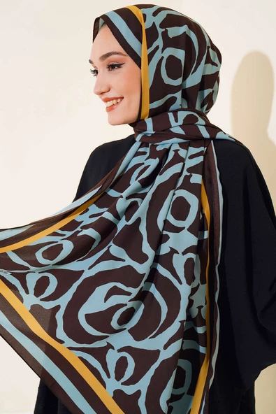 Dijital Medine Şal Mint - Resim 2