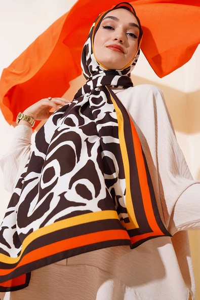 Dijital Medine Şal Kahve ürün görseli 1