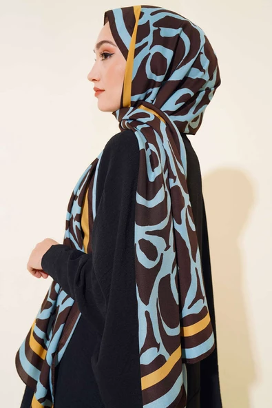 Dijital Medine Şal Mint - Resim 3