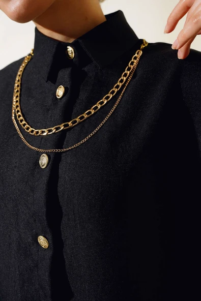 Basic Keten İkili Takım Siyah - Resim 4