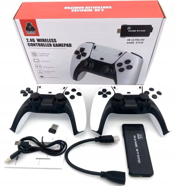 DOREKA 2024 4KHD Emuelec Retro Game Stick Atari Pro