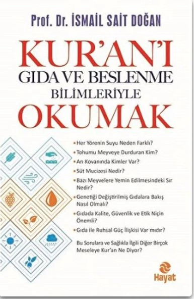 Kur an ı Gıda ve Beslenme Bilimleriye Okumak